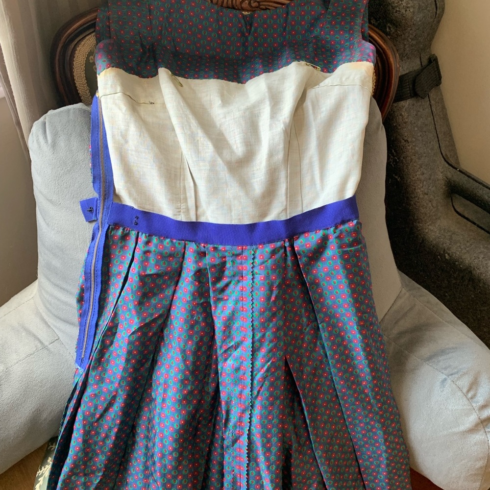 Vintage Early 60’s Silk Dress & Bolero Set - Picture 9 of 11